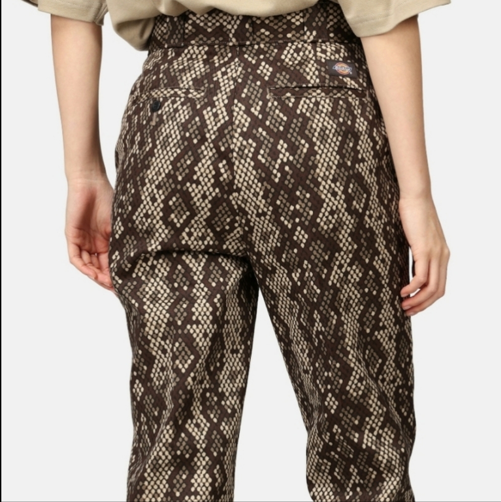 Dickies Camden  brown snake print trouser pants Also available/ Size 6R